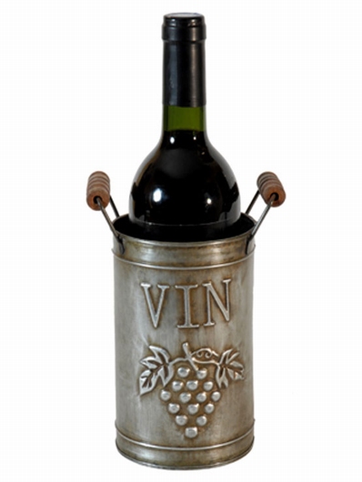 Réserve vin effet zinc - Grappe de raisin