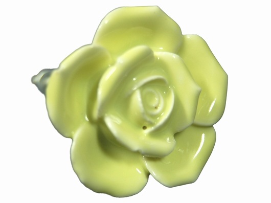 Bouton de porte ou tiroir céramique - Fleur