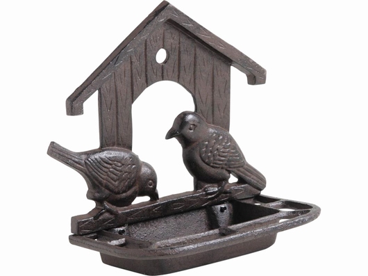 Mangeoire en fonte pour graines à oiseaux