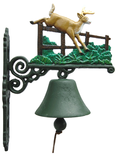 Cloche de porte en fonte - Saut de Brocard