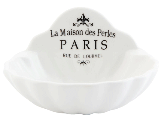 Porte savon coquillage céramique - Paris