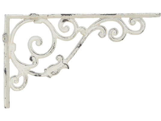 Equerre étagère murale patinée - Set de 2