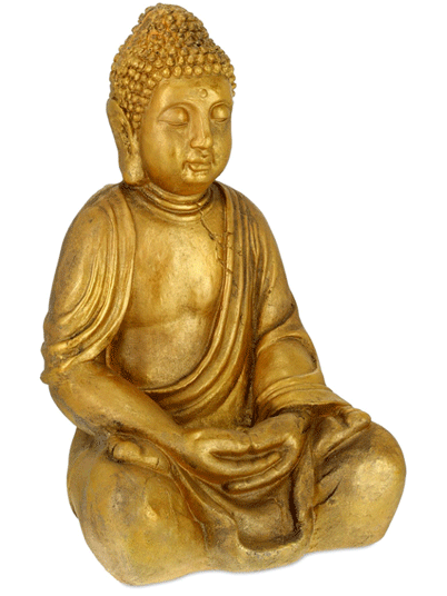 Statue grand Bouddha de terrasse ou balcon
