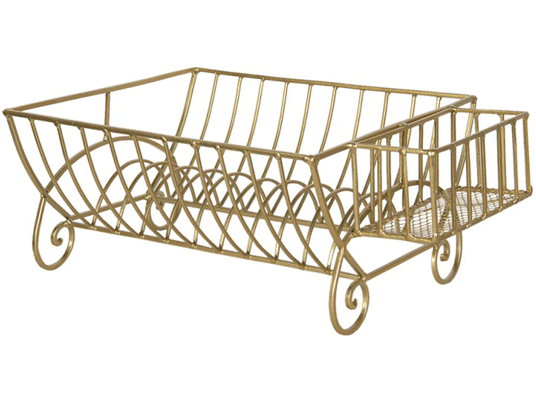 Egouttoir pour ustensiles de cuisine fer - Or