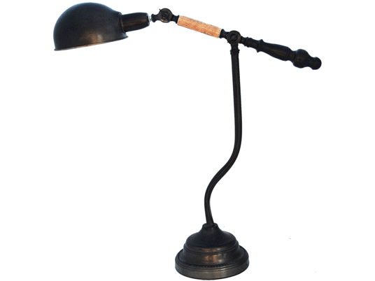 Lampe de bureau articulée à poser style atelier