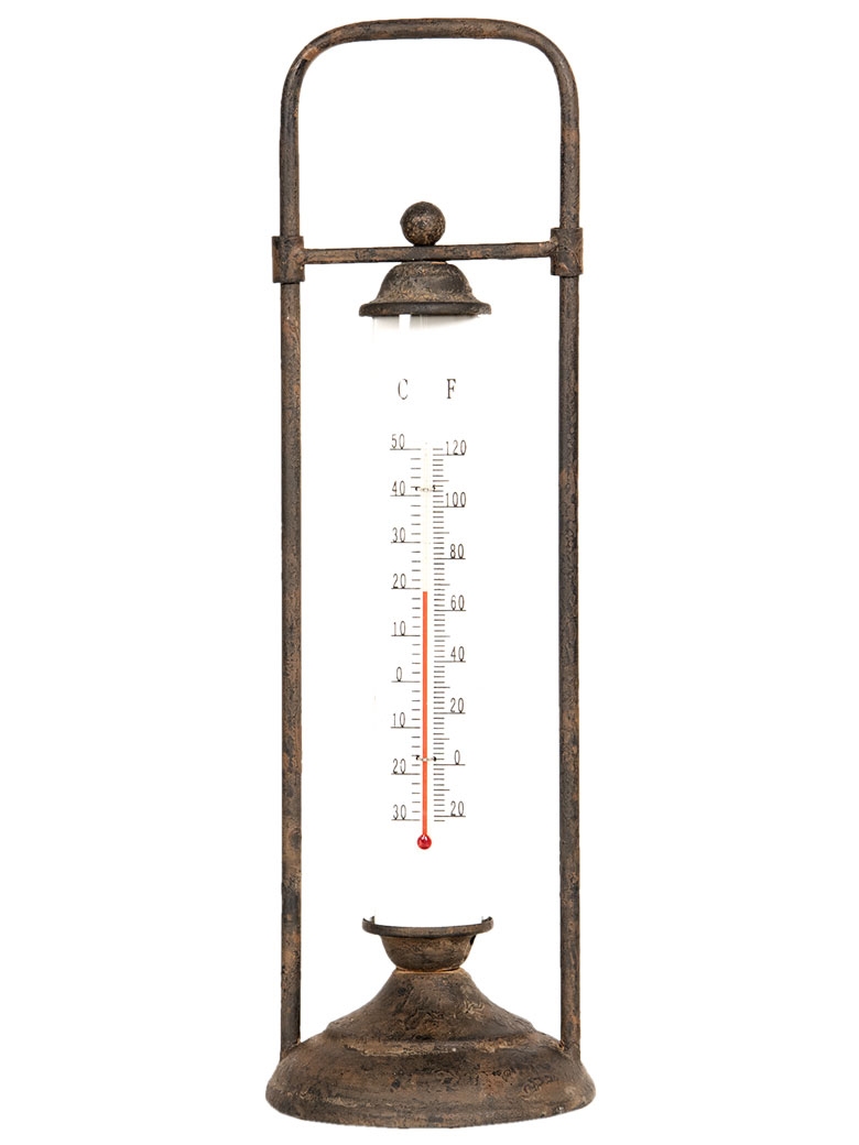 Thermomètre de jardin étanche avec boîtier en métal pour intérieur et  extérieur, thermomètre mural pour maison et jardin Feilengs : :  Terrasse et Jardin