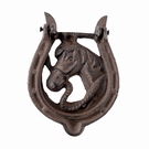 Heurtoir de porte en fonte - Cheval & Fer