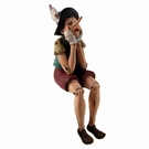 Figurine Pinocchio assis à poser - Petit Modèle