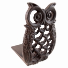 Cale porte motif chouette en fonte Cale porte motif chouette en fonte