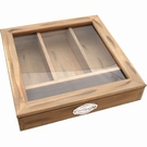 Boite range-couverts en bois - Vitrine