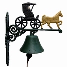 Cloche de porte décorative - Calèche & Cocher 
