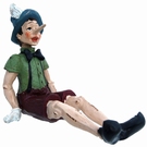 Pinocchio assis - figurine décorative vintage