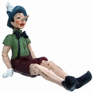 Pinocchio assis - figurine décorative vintage 