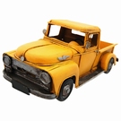 Pick-up jaune américain ancien de décoration 