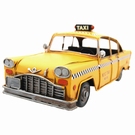 Taxi jaune New-yorkais vintage en métal 