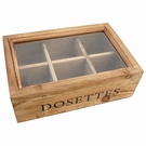 Boite vitrine pour café ou thé - Dosettes