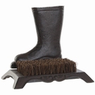 Brosse pied décoratif fonte à poser - Botte 