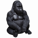 Statue Gorille assis de décoration GM - H46 cm 