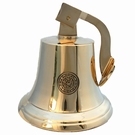 Cloche murale 1841 en laiton massif - H25 