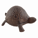 Statuette tortue cache clefs en fonte 